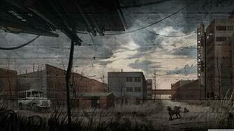 Call Of Pripyat Art Drawing Ultra HD Desktop Background Wallpaper