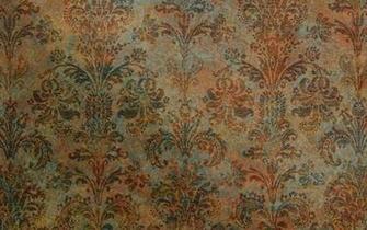 Copper Flourishes Wallpaper Pre Dark Red And Burnt Orange Hues