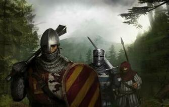 Wallpaper Sword Knights Mail Spear Shield The Middle Ages