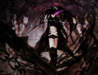Armor Black Hair Rock Shooter Boots Chain Insane