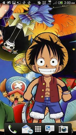 One Piece Luffy Live Wallpaper Features From The Anime Series