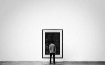 Portrait Bw Gray Grey Person Wallpaper