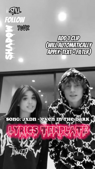 Capcut Songs Lyrics Template