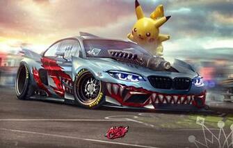 Wallpaper Auto Bmw Machine Tuning Teeth Car Art