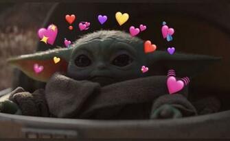 Baby Yoda Valentines Day Wallpaper Star Wars