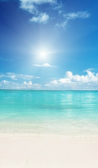White Sand On The Beach Desktop Wallpaper