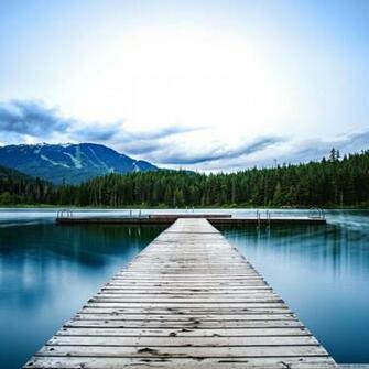 Whistler Coast Mountains Dock 4k HD Desktop Wallpaper For