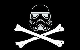 Skull And Crossbones Black Background Wallpaper Art HD