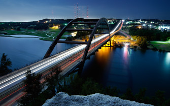 Wallpaper 4k Pennybacker Bridge Austin