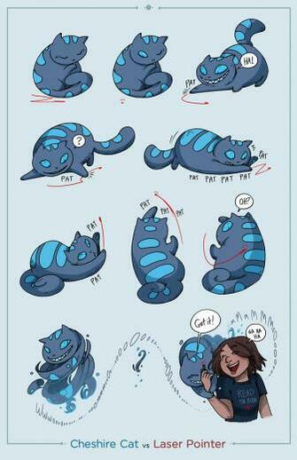 Cheshire Cat Versus Laser Pointer By Secondlina