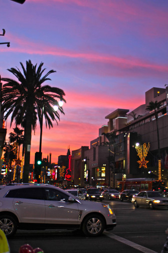 Hollywood Street Wallpaper