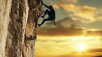 Mountain Climbing High Definition Wallpaper HD
