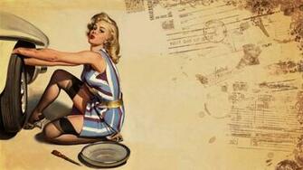 Girls Vintage Art Pin