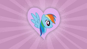 Rainbow Dash Heart Wallpaper By Dipi11