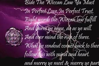 Wiccan Rede By Psyche7929