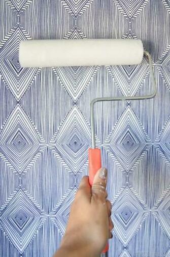 Temporary Fabric Wallpaper From Vintage Revivals