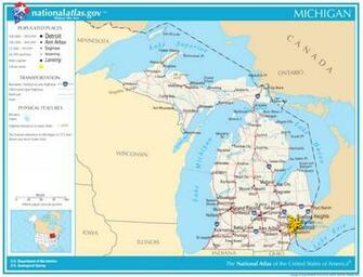Michigan Wilderness State Park Map
