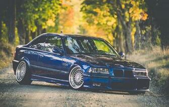 Bmw E36 M3 Tuning Stance Blue HD Wallpaper