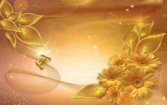 Gold Background Wallpaper HD