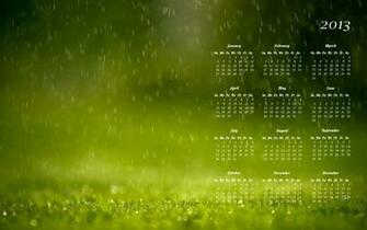 Green Calendar Pc Wallpaper HD