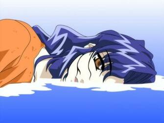 Blue Hair Excel Saga Hyatt Vector Water Konachan