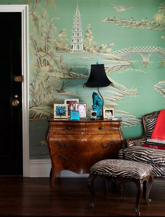 Oriental Landscape Wallpaper From De Gournay Dering Hall