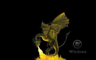 Windows Background Winged Dragon Wallpaper X