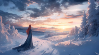 Wallpaper Series Snow By Elffyie