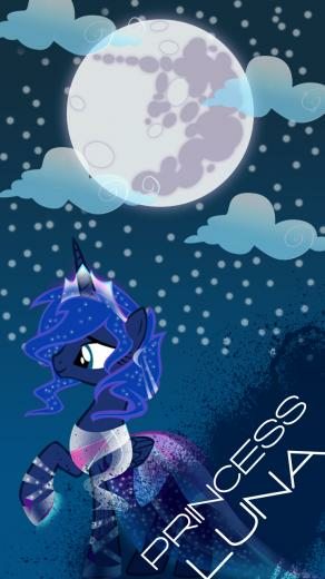 Princess Luna Phone Wallpaper By Starlight