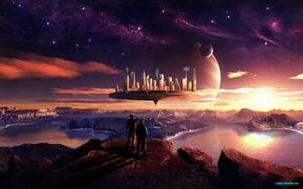 Art Science Fiction Wallpaper