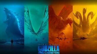 Wallpaper I Made From The Character Posters For Godzilla King Of