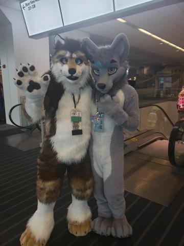 On Fursuit Furry Yiff Anthro