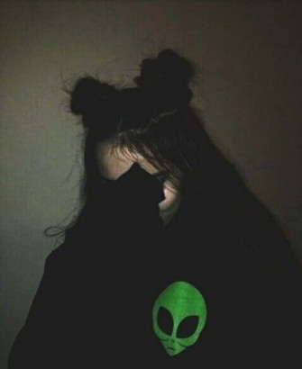 Dark Grunge Aesthetic Sweater Outfit Wallpaper