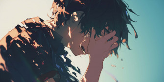 Sad Anime Aesthetic Laptop Wallpaper