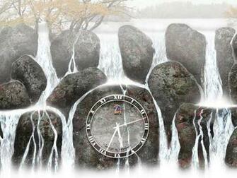 By The Skillful Designers Of Famous Clock Desktop Water