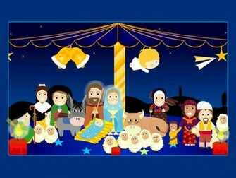 House Jesus Wallpaper Mary And