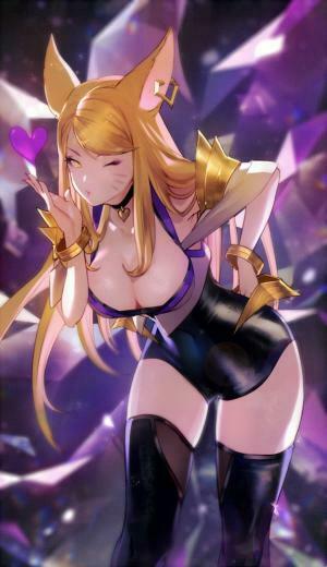 K Da Ahri Lol Wallpaper