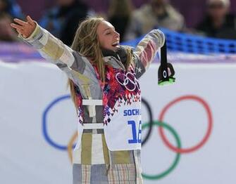 Snowboarder Jamie Anderson Of The United States Won Gold