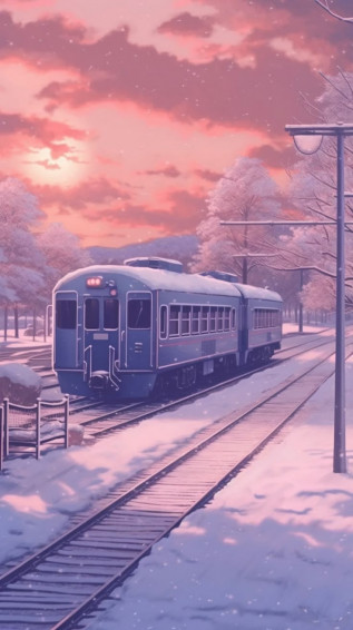 Winter Background iPhone Wallpaper
