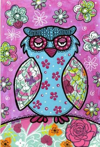 Bohemian Background Sunday Postcard Art