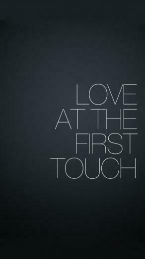 Love At First Touch iPhone Wallpaper