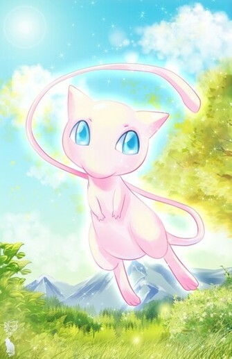 Pokemon Blue Eyes Mew By Elyoncat