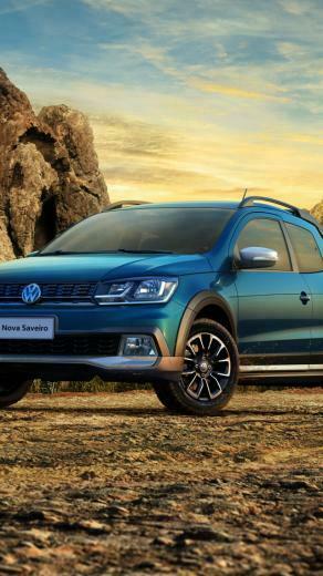 Wallpaper Volkswagen Saveiro Cross Cd Pickup Blue Cars Bikes