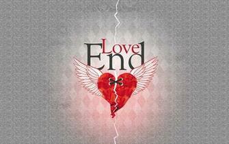 Broken Love End Flying Heart HD Wallpaper Rocks