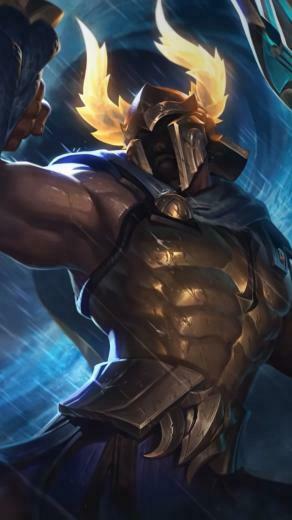 Pantheon New Lol Perseus Splash Art Rework 4k iPhone