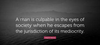 Culpable Society Quote Edgard Varese Wallpaper