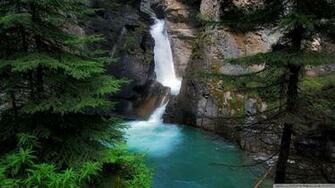 Mountain Waterfall Wallpaper