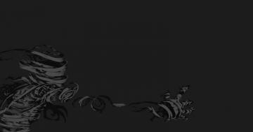 Anime Minimalist Dual Monitor Wallpaper