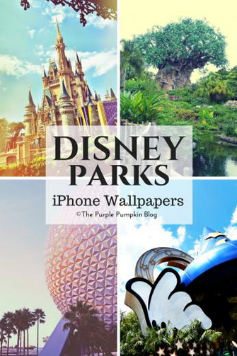 Disney Parks iPhone Wallpaper 100daysofdisney