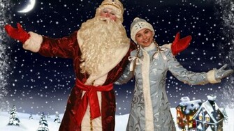 Wallpaper Holidays New Year Christmas Santa Claus